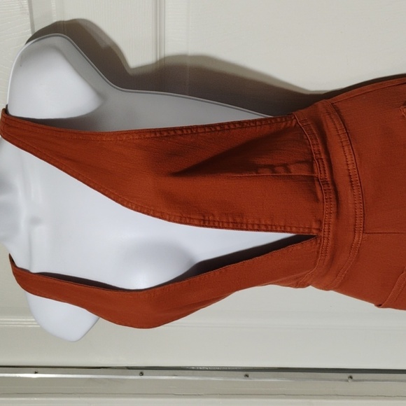 Dollhouse Rust colored wide leg jumpsuit - Picture 7 of 15